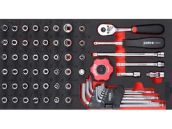 Sonic Foam System - Bit Socket Set 1/4" (SAE) - 63 Pieces - 1/3 (Small)