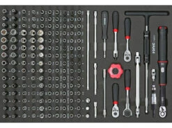 Sonic Foam System - Bit Socket Set 1/4" - 169 Pieces - 26" (Medium)