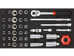 Sonic Foam System - Bit Socket Set 3/8" - 41 Pieces - 1/3 (Small)