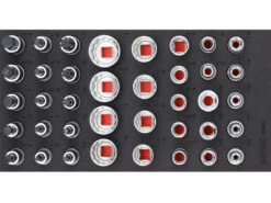 Sonic Foam System - Socket And Bit Socket Set 1/2" (SAE) - 38 Pieces - 1/3 (Small)