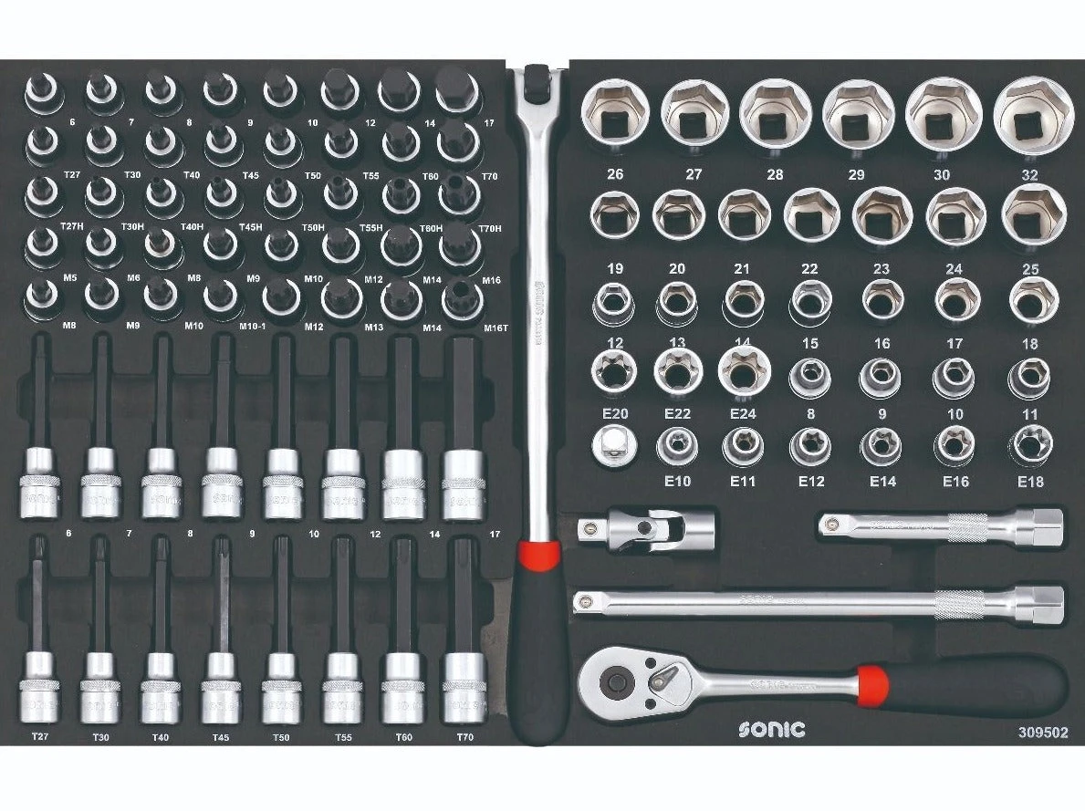 Sonic Foam System - Combo Set 1/2" - 95 Pieces - 26" (Medium) Sonic Foam System - Combo Set 1/2" - 95 Pieces - 26" (Medium) -Home Tool Store 309502