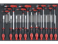 Sonic Foam System - Socket Screwdriver, Hex & Grips Key Set - 21 Pieces - 26" (Medium)