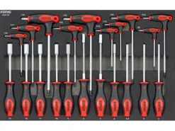 Sonic Foam System - Socket Screwdriver, Hex And Grip Key Set - 21 Pieces - 26" (Medium)