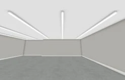 Advanced Three Car Garage Lighting Solution