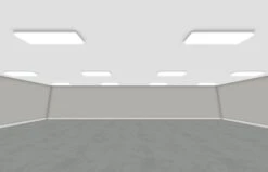 Basic Four Car Garage Lighting Solution