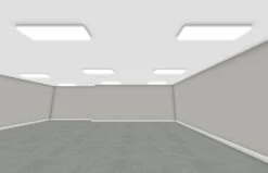 Basic Three Car Garage Lighting Solution