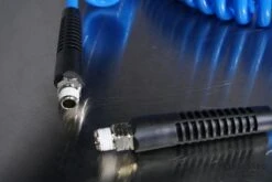 Prevost Spiral Hose W/ Fixed And Rotating 1/4" NPT (Male) Fittings -Home Tool Store DSC00234