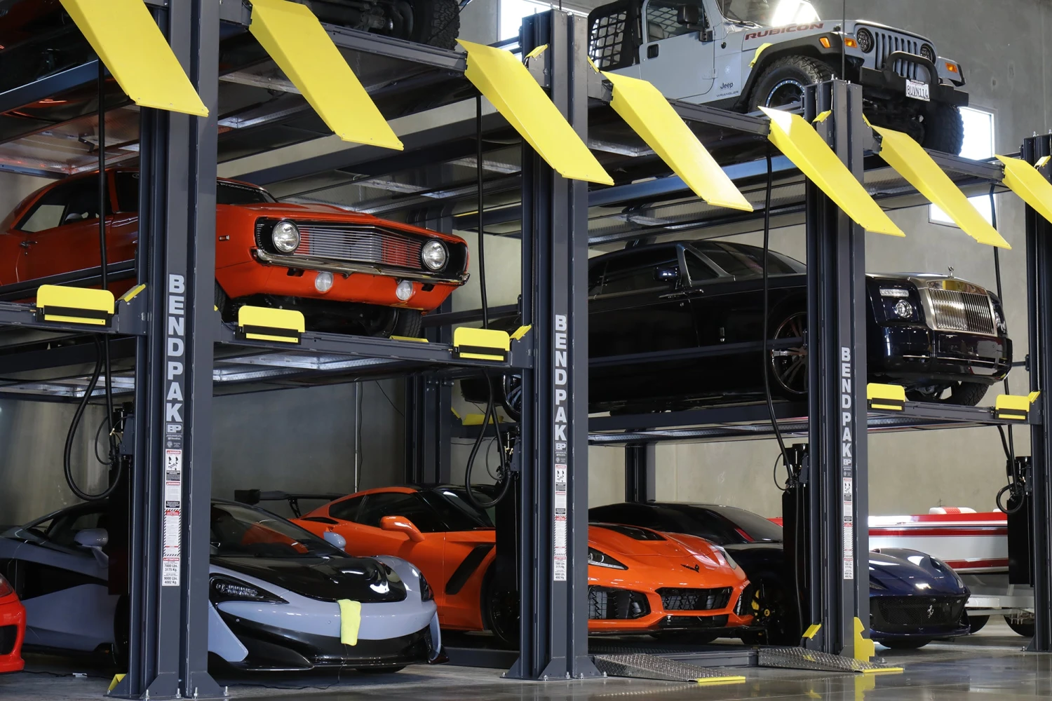 BendPak HD-973P Tri Level Parking Lift BendPak HD-973P Tri Level Parking Lift -Home Tool Store EZ2A2973