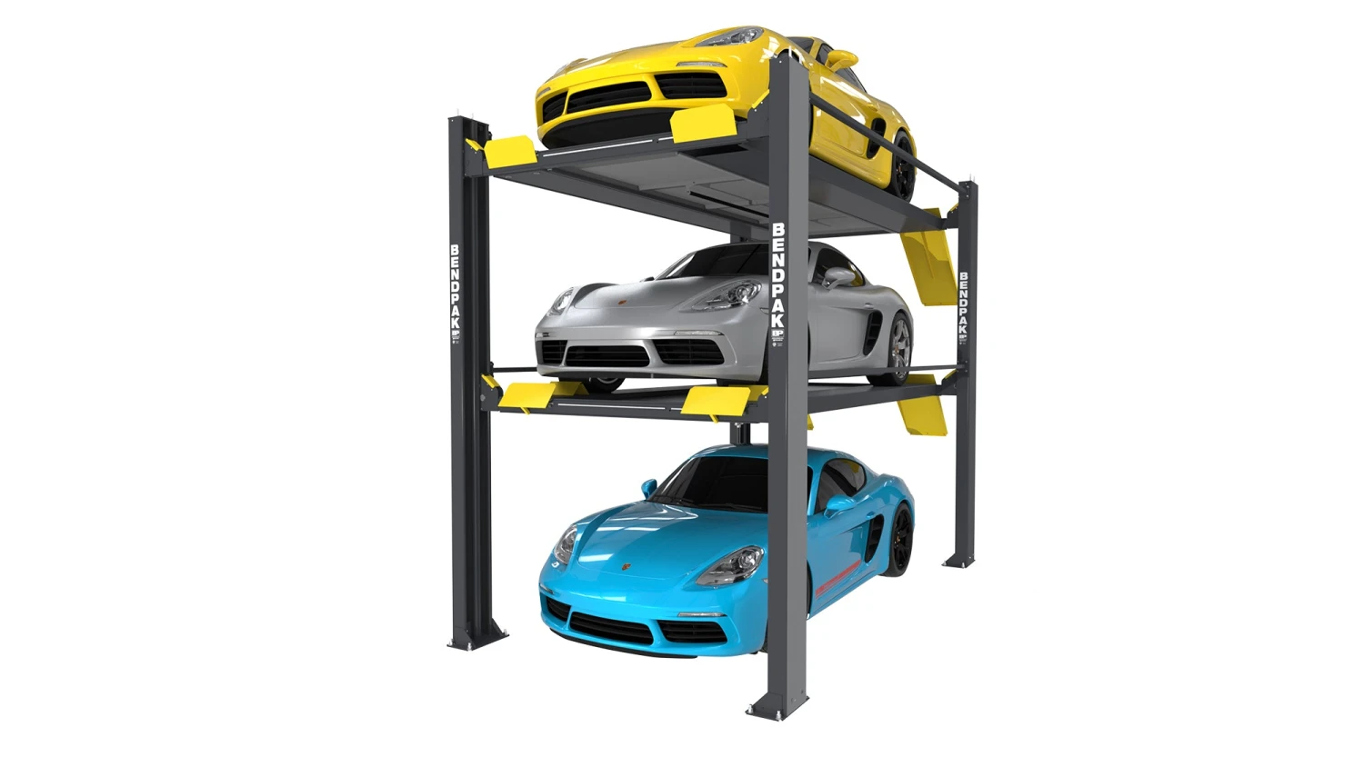 BendPak HD-973P Tri Level Parking Lift BendPak HD-973P Tri Level Parking Lift -Home Tool Store HD 973PW3Porsche