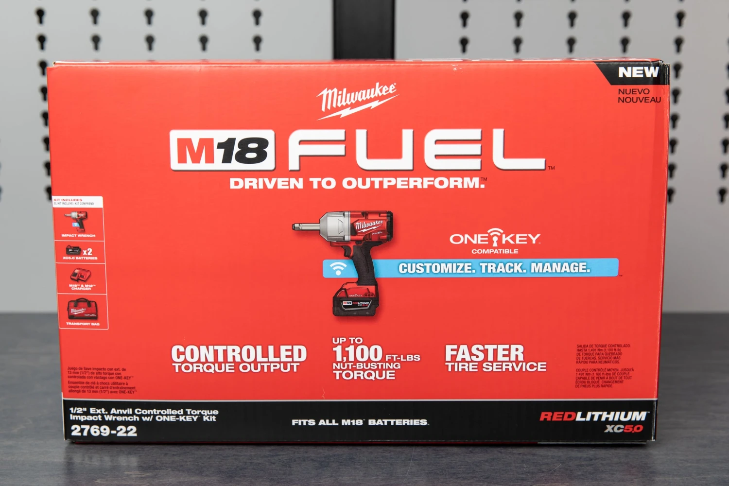 Milwaukee M18™ FUEL™ 1/2” Ext. Anvil Impact Wrench w/ONE-KEY™ Milwaukee M18™ FUEL™ 1/2” Ext. Anvil Impact Wrench W/ONE-KEY™ -Home Tool Store Q4A9509