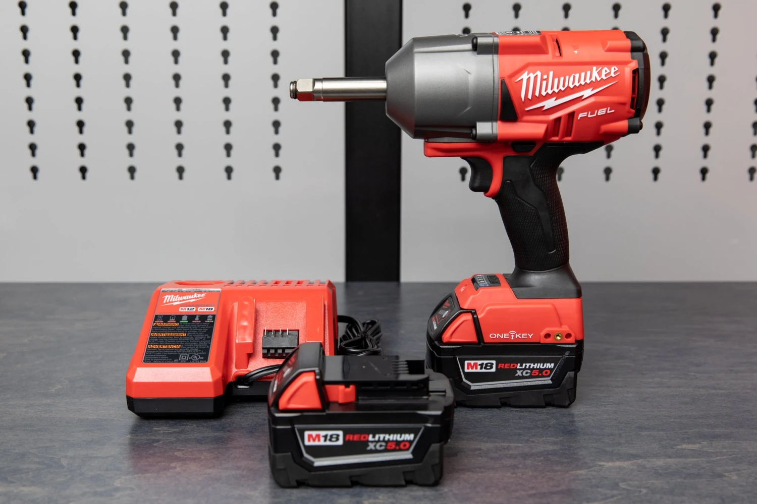 Milwaukee M18™ FUEL™ 1/2” Ext. Anvil Impact Wrench w/ONE-KEY™ Milwaukee M18™ FUEL™ 1/2” Ext. Anvil Impact Wrench W/ONE-KEY™ -Home Tool Store Q4A9513