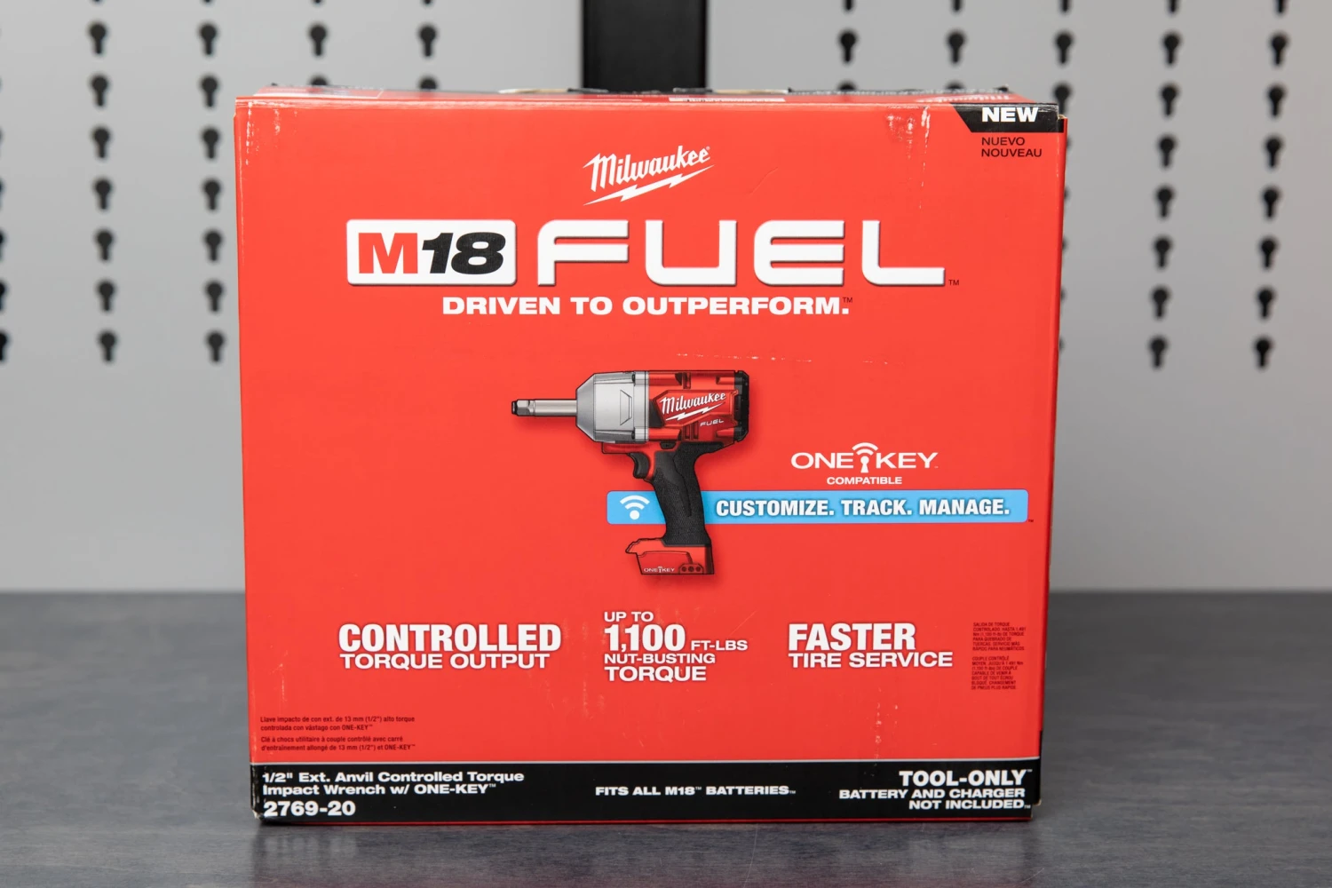 Milwaukee M18™ FUEL™ 1/2” Ext. Anvil Impact Wrench w/ONE-KEY™ Milwaukee M18™ FUEL™ 1/2” Ext. Anvil Impact Wrench W/ONE-KEY™ -Home Tool Store Q4A9526