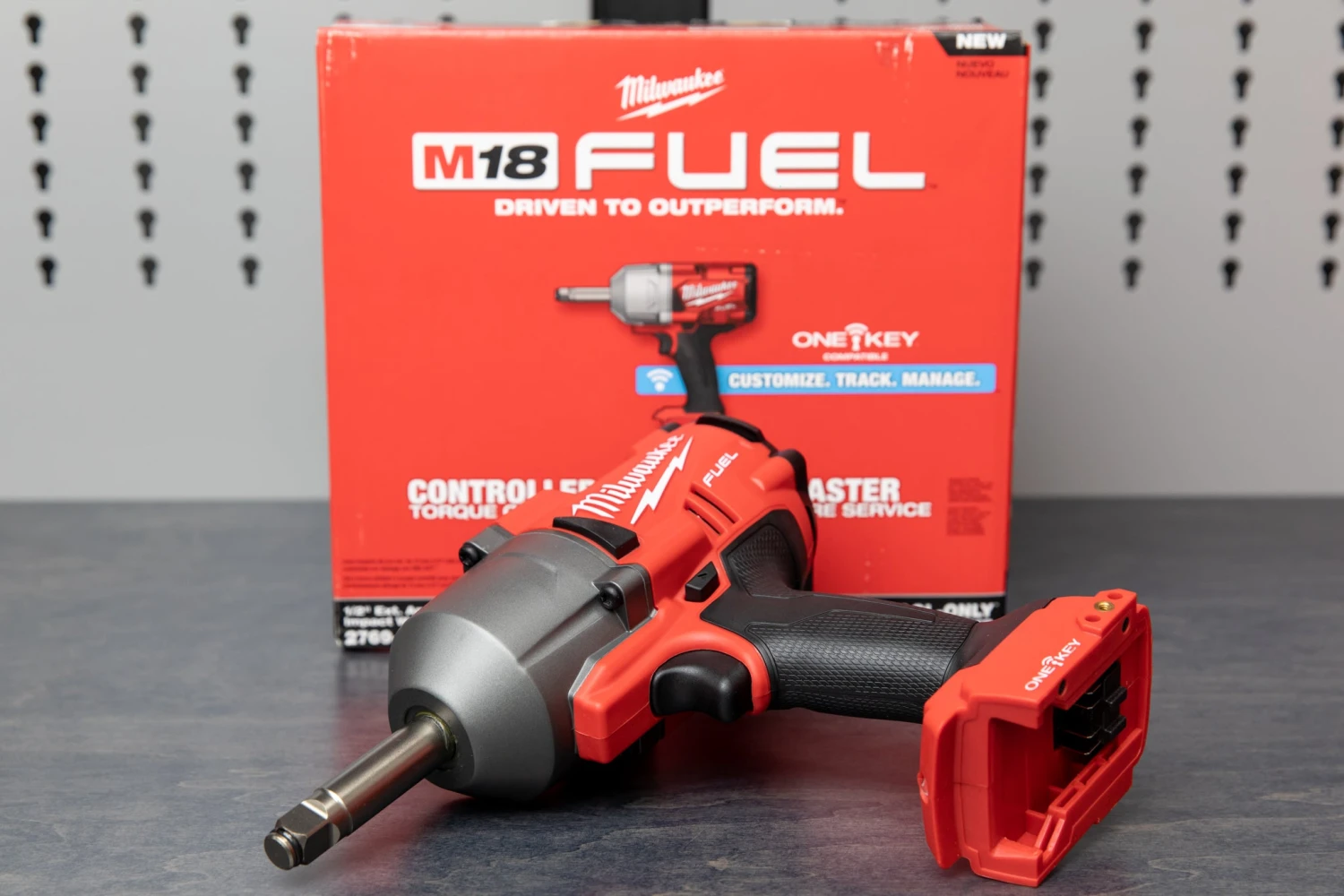 Milwaukee M18™ FUEL™ 1/2” Ext. Anvil Impact Wrench w/ONE-KEY™ Milwaukee M18™ FUEL™ 1/2” Ext. Anvil Impact Wrench W/ONE-KEY™ -Home Tool Store Q4A9527