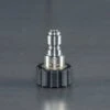 Stainless Steel M22 Female (15mm) To 3/8" QD Plug